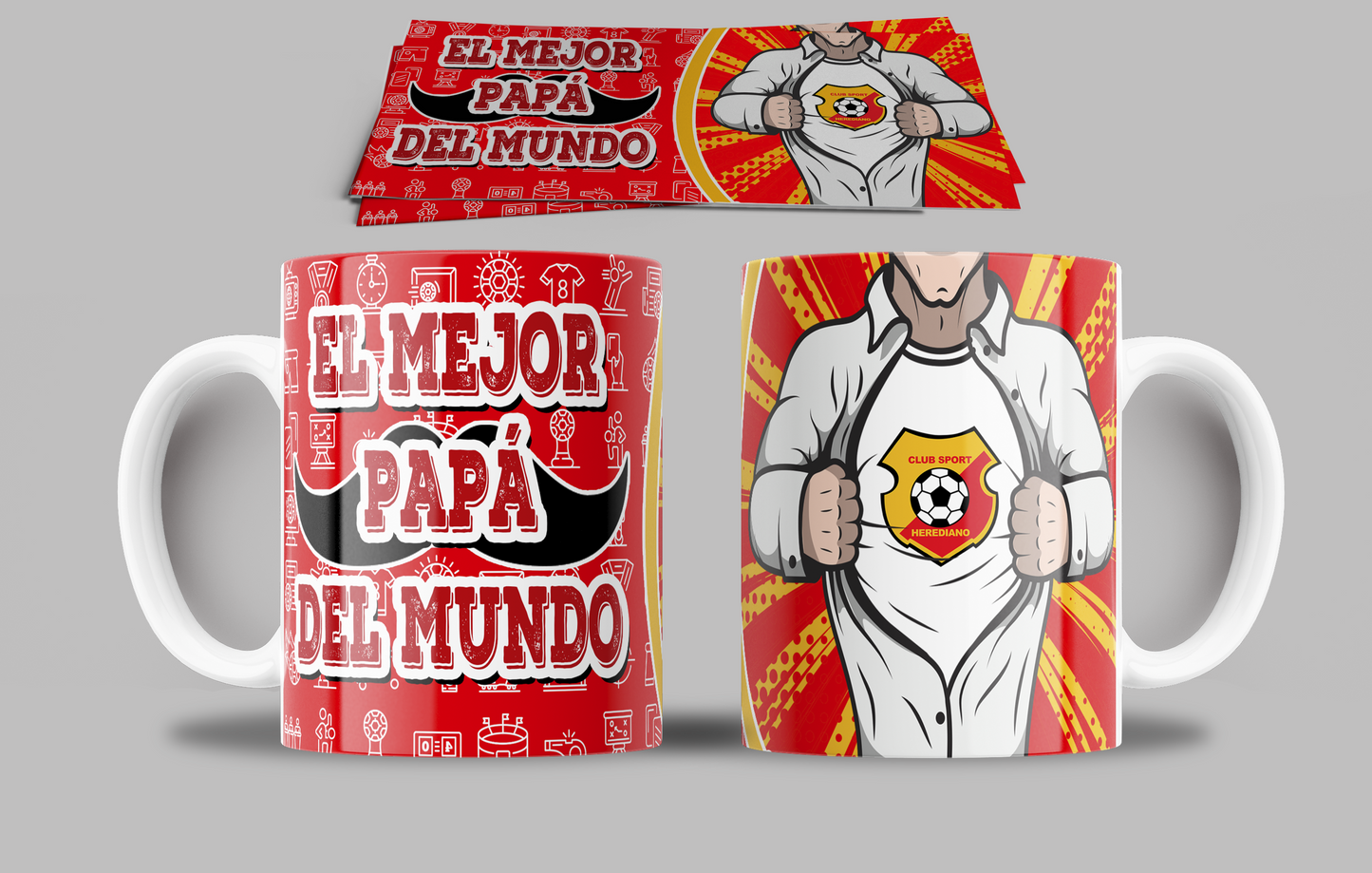 13 Tazas Varios Equipos El Mejor Papá del Mundo