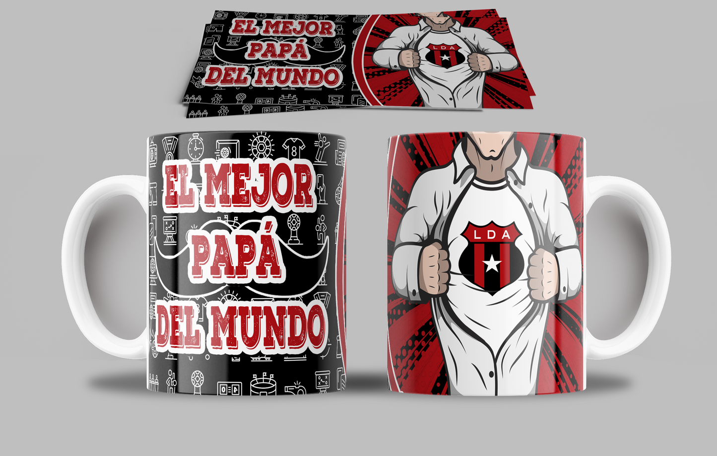 13 Tazas Varios Equipos El Mejor Papá del Mundo