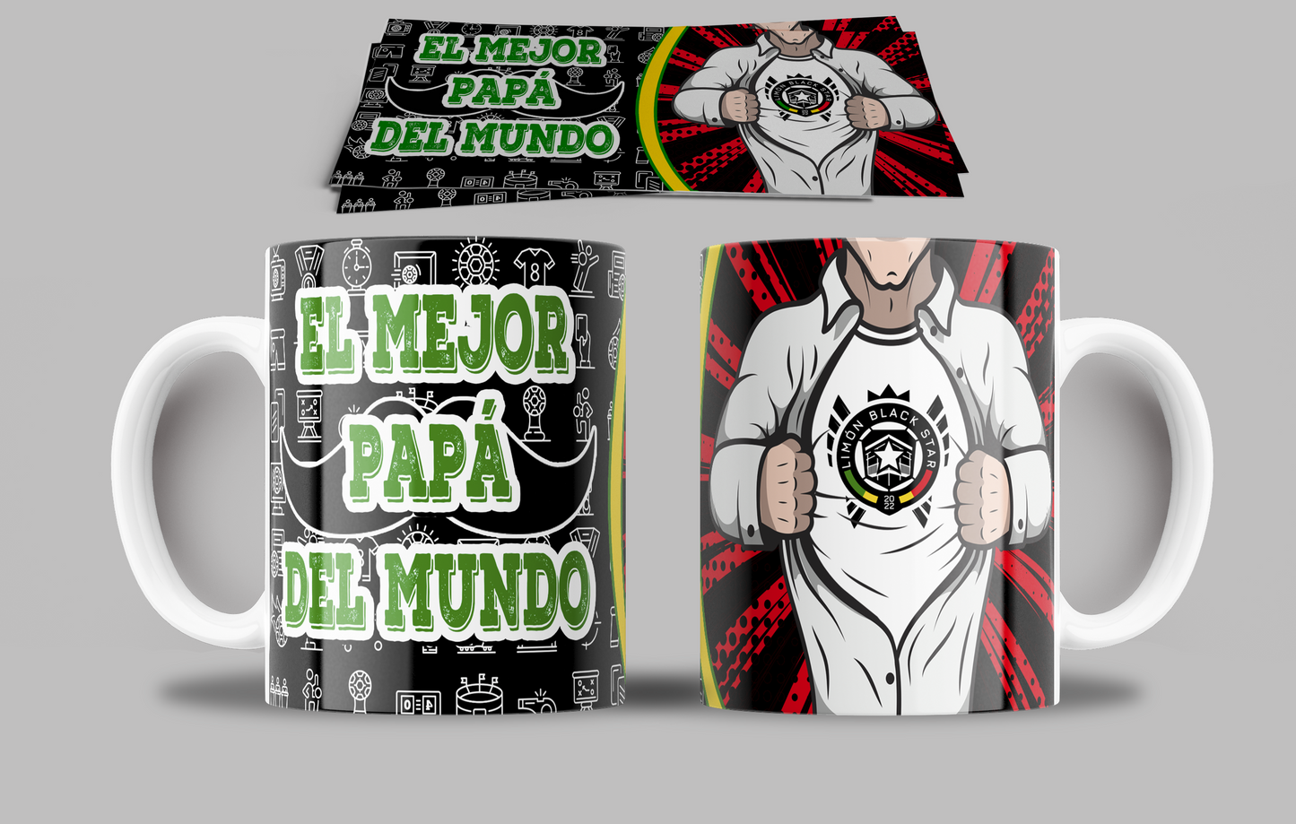 13 Tazas Varios Equipos El Mejor Papá del Mundo