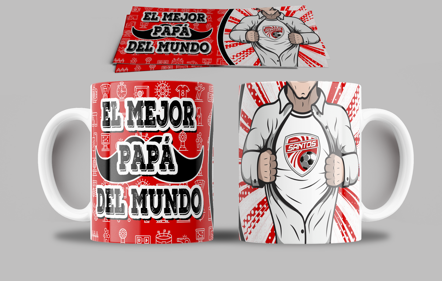 13 Tazas Varios Equipos El Mejor Papá del Mundo
