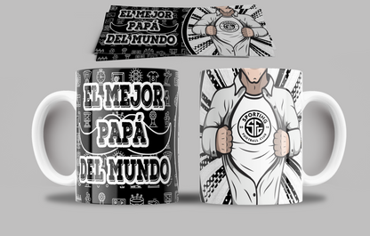13 Tazas Varios Equipos El Mejor Papá del Mundo