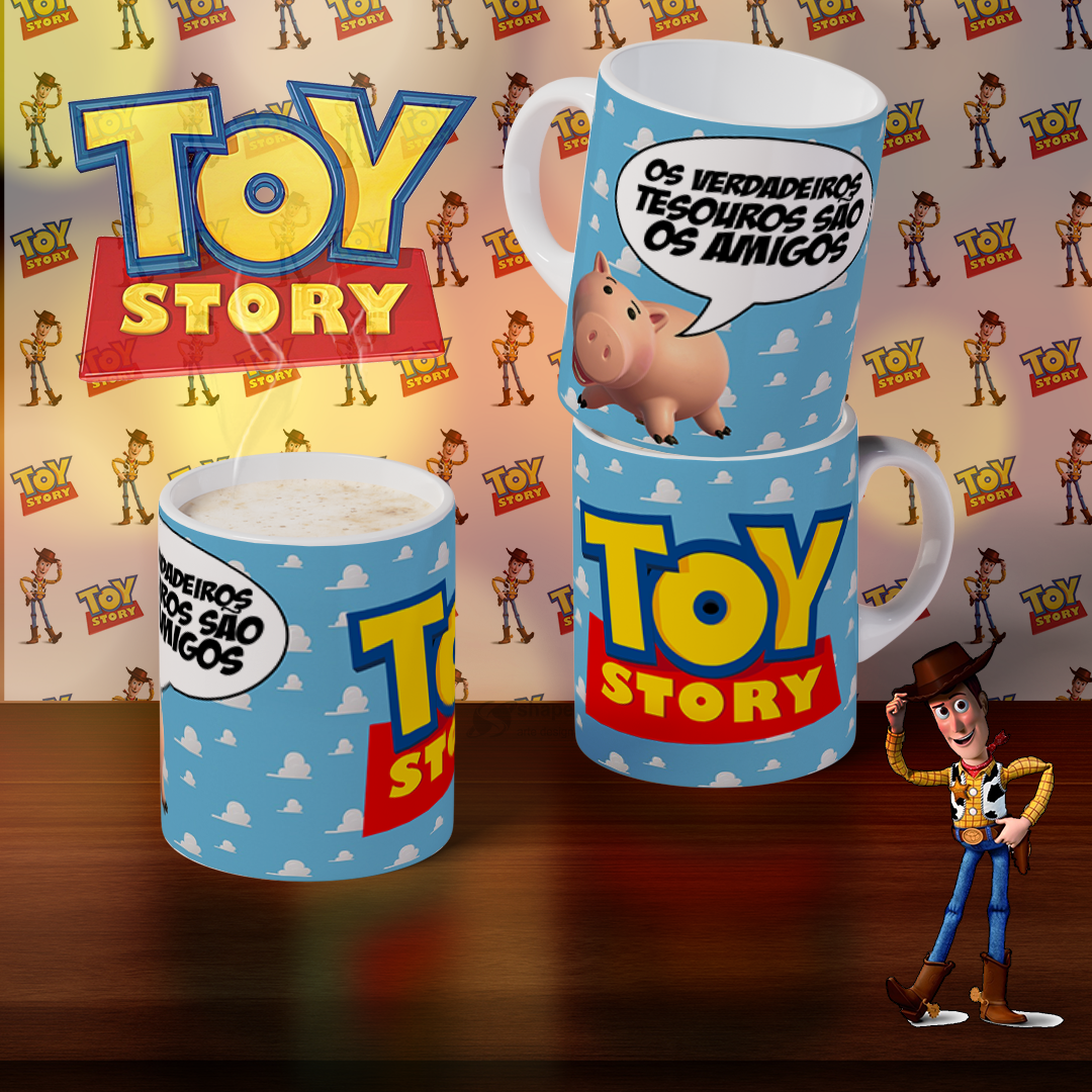 11 Tazas Toy Story con Foto