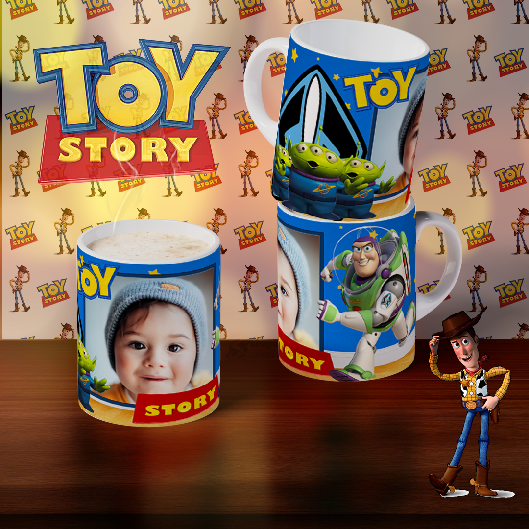 11 Tazas Toy Story con Foto