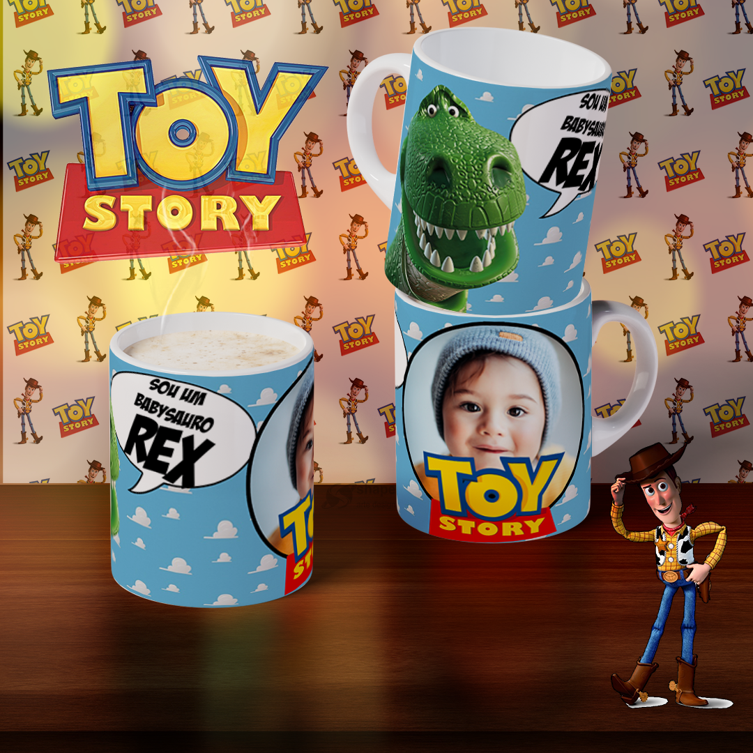 11 Tazas Toy Story con Foto