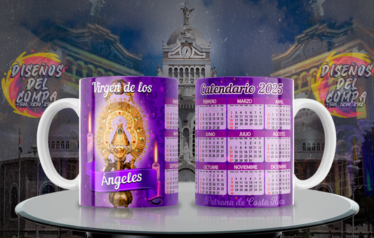 5 Tazas Virgen de los Ángeles 01