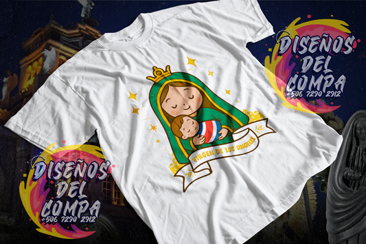 3 Camisas Virgen de los Ángeles 01