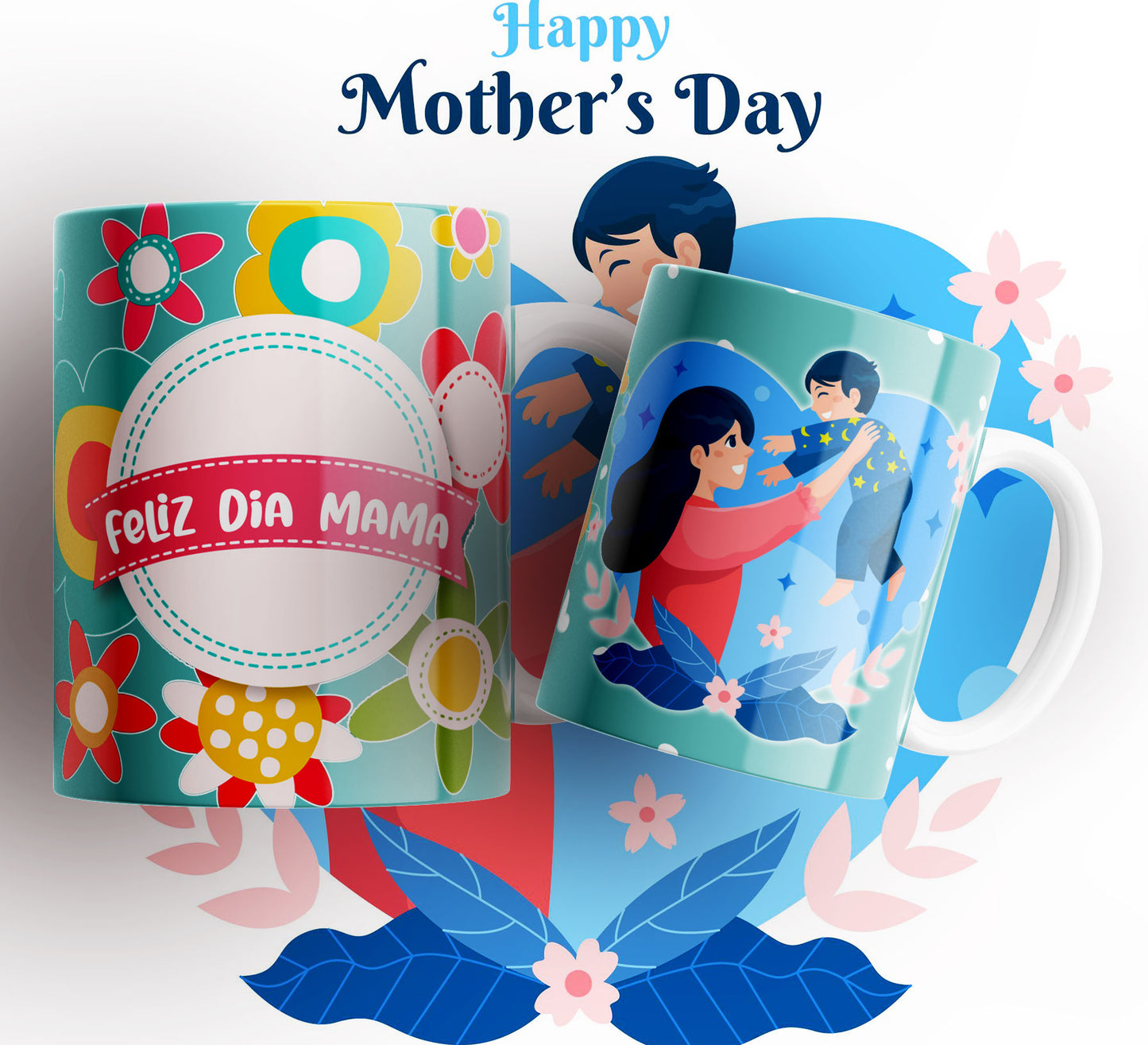 20 Tazas pack día de las madres