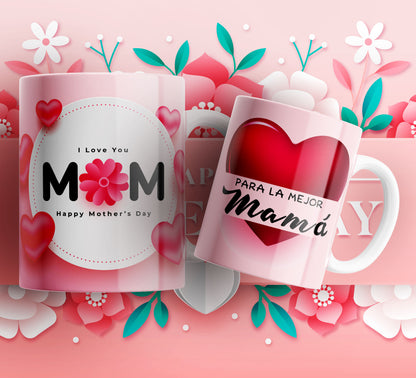20 Tazas pack felíz día de las madres