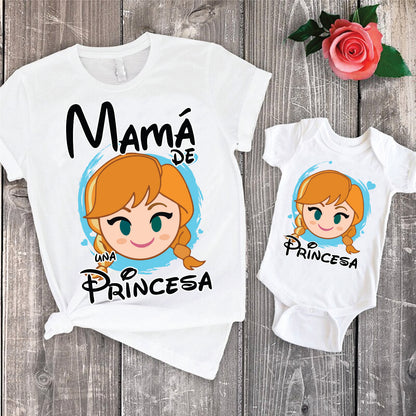 14 Camisetas princesas mamá e hija