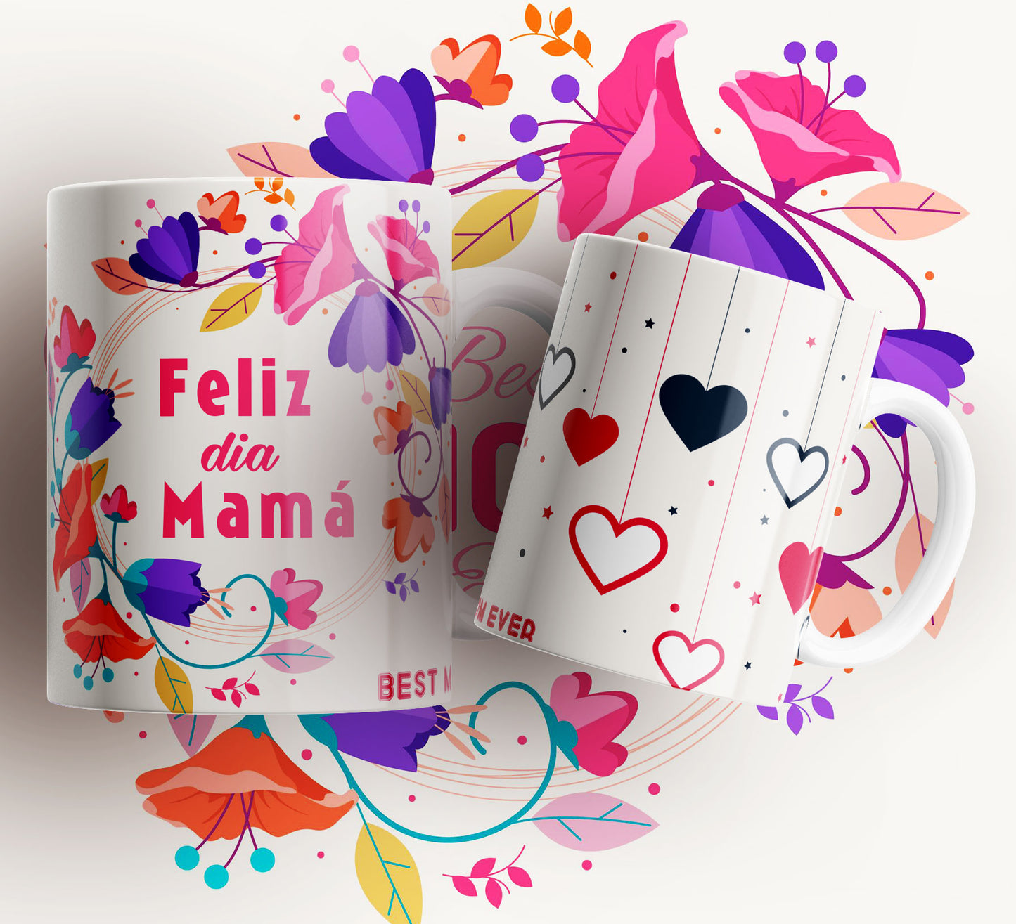 20 Tazas pack día de las madres