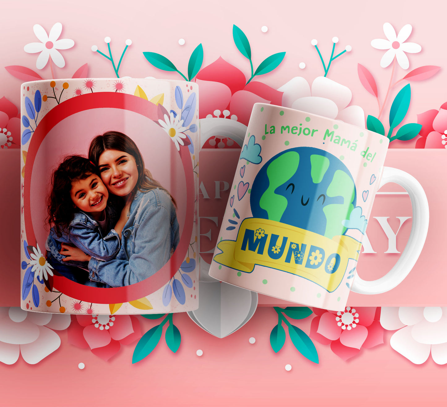 20 Tazas pack felíz día de las madres