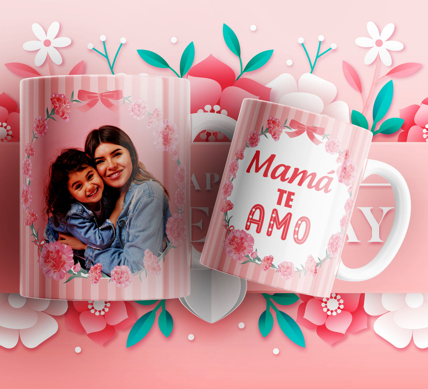 20 Tazas pack felíz día de las madres