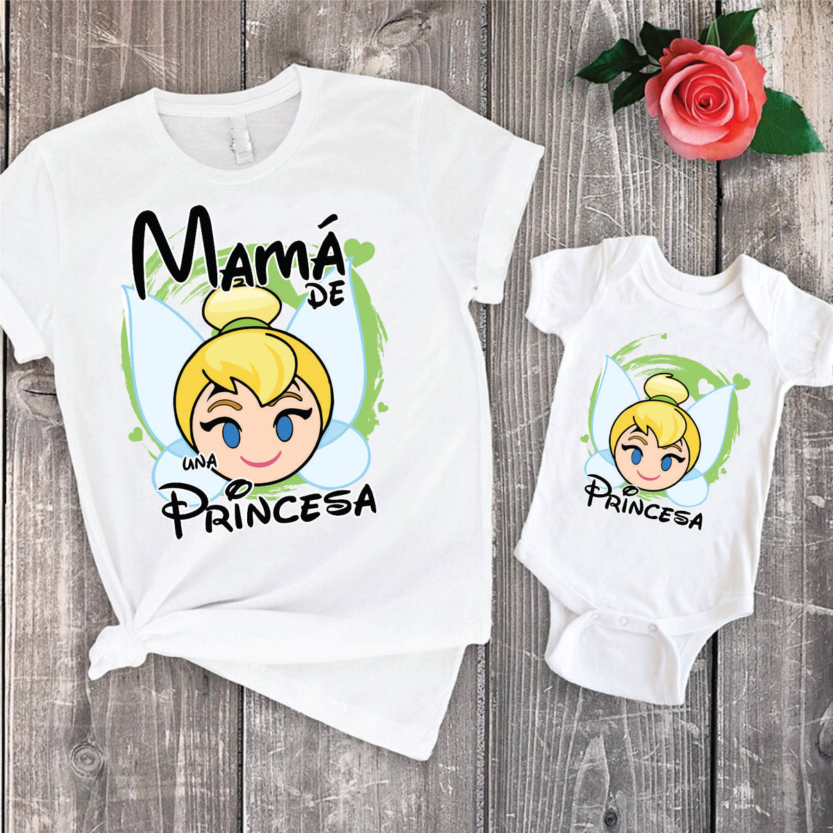 14 Camisetas princesas mamá e hija