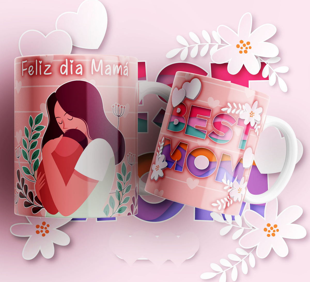20 Tazas pack día de las madres