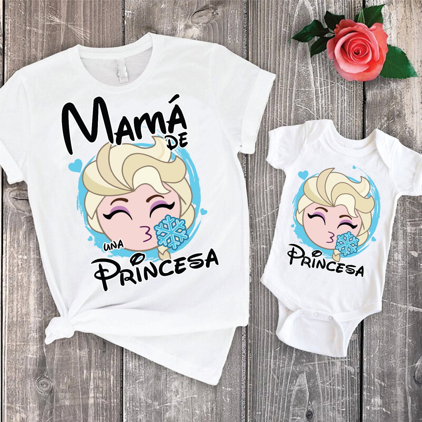 14 Camisetas princesas mamá e hija