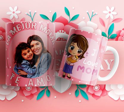 20 Tazas pack felíz día de las madres