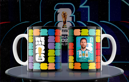 7 Tazas World Cup Negro