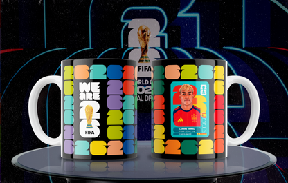 7 Tazas World Cup Negro