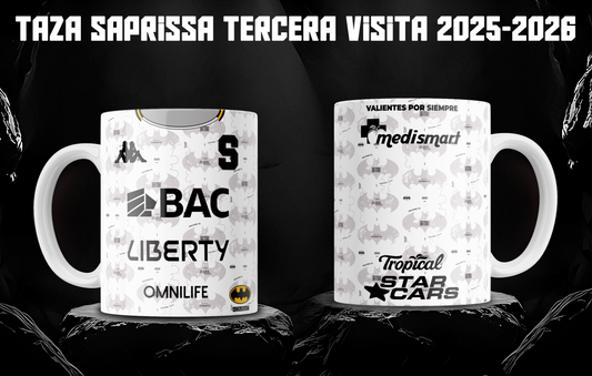 Taza Tercera Visita 2025/2026 Batman Deportivo Saprissa