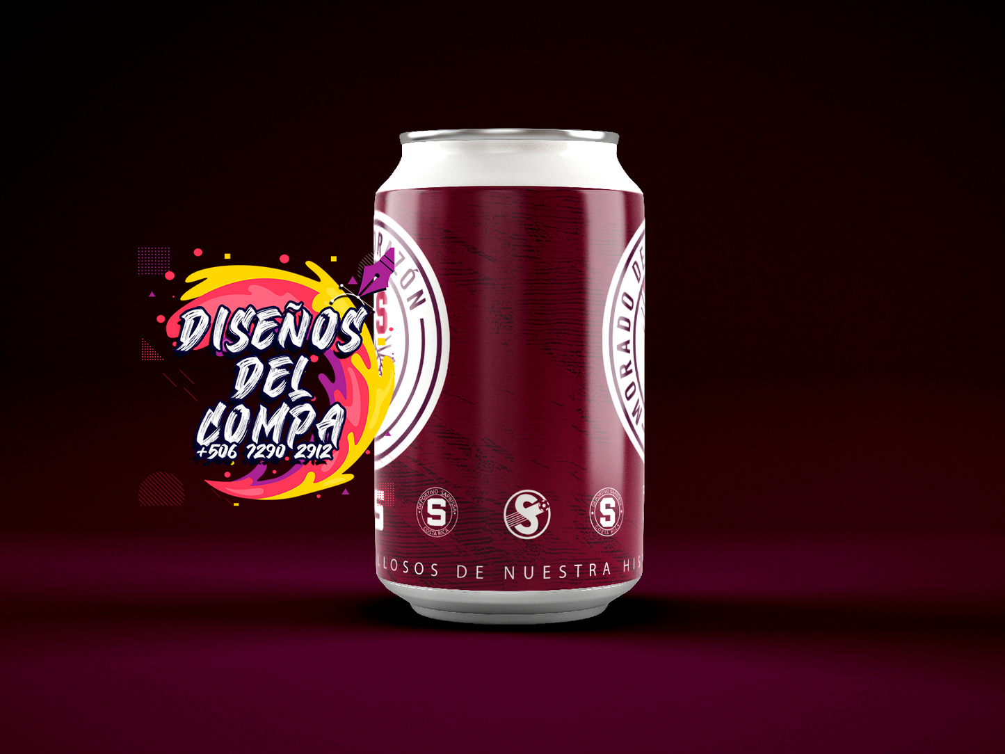 3 Tazas Morado de Corazón