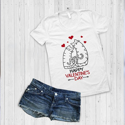 10 Valentine's Day Kitten T-Shirt Designs