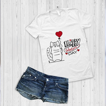 10 Valentine's Day Kitten T-Shirt Designs