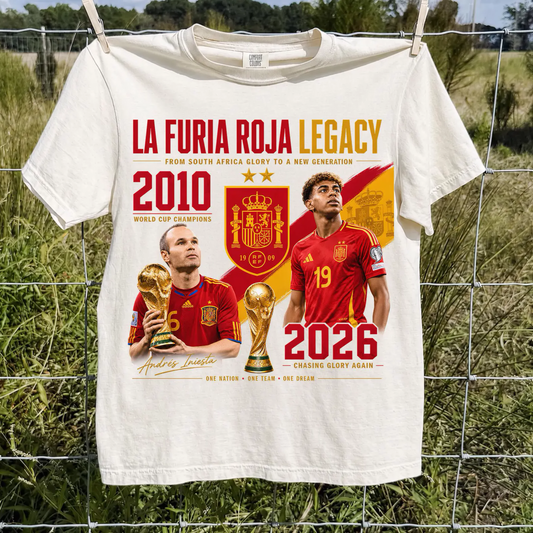 4 Camisas España Campeón Mundial 2026