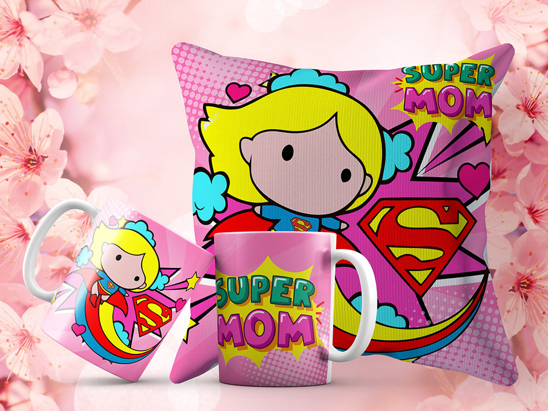 13 Tazas y Almohadas Feliz Día de las Madres
