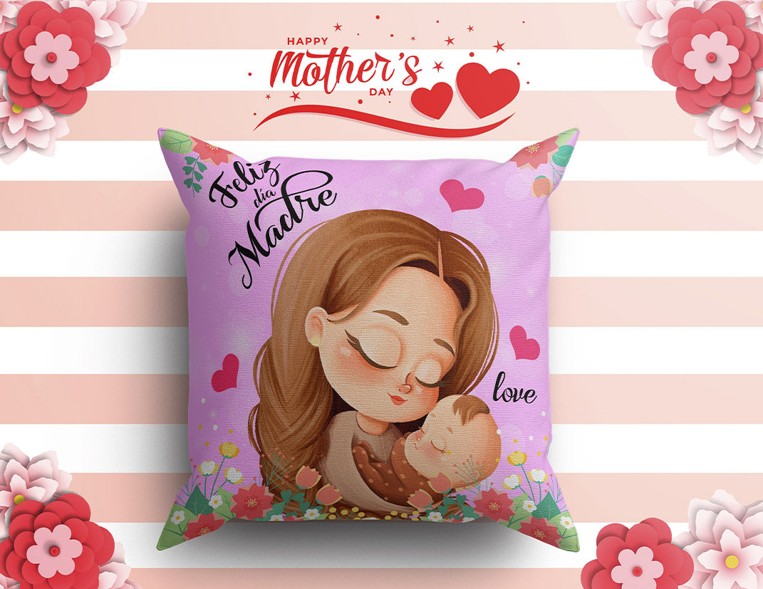 6 Almohadas y Tazas Feliz Día Mamá