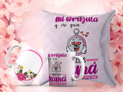 13 Tazas y Almohadas Feliz Día de las Madres