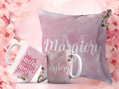 13 Tazas y Almohadas Feliz Día de las Madres