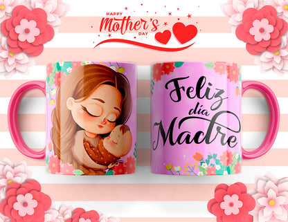 6 Almohadas y Tazas Feliz Día Mamá