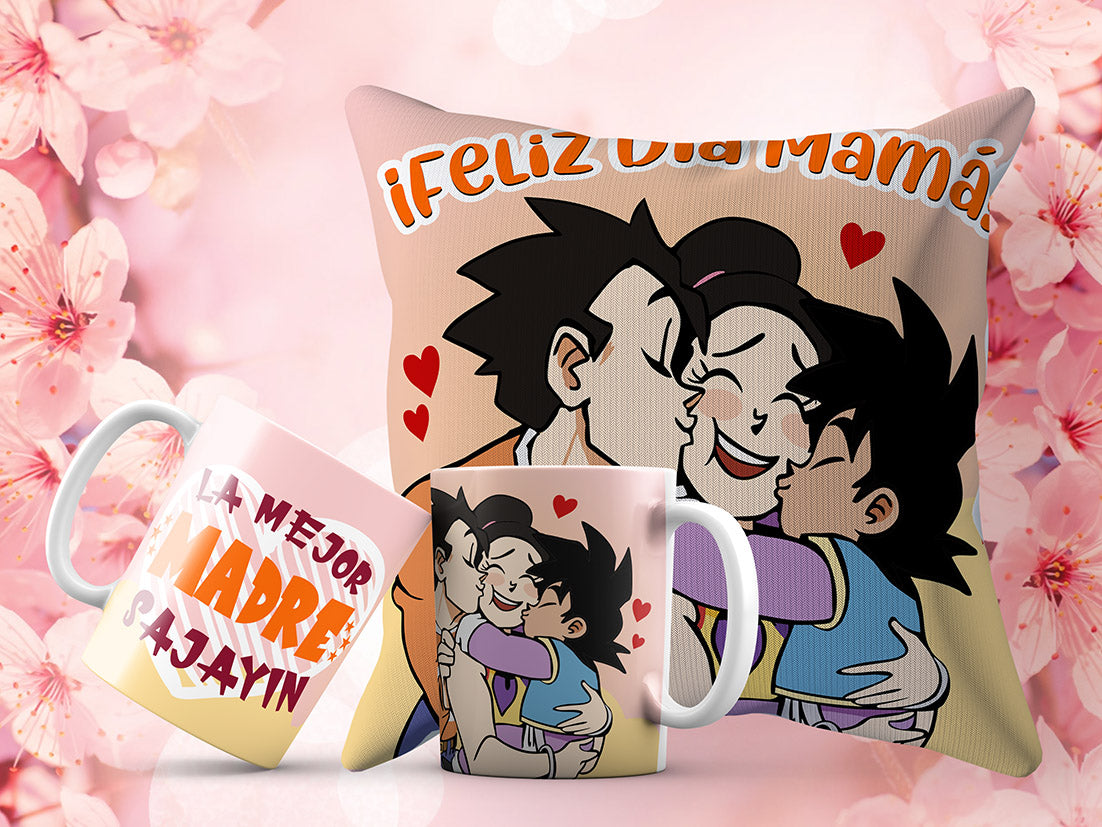 13 Tazas y Almohadas Feliz Día de las Madres