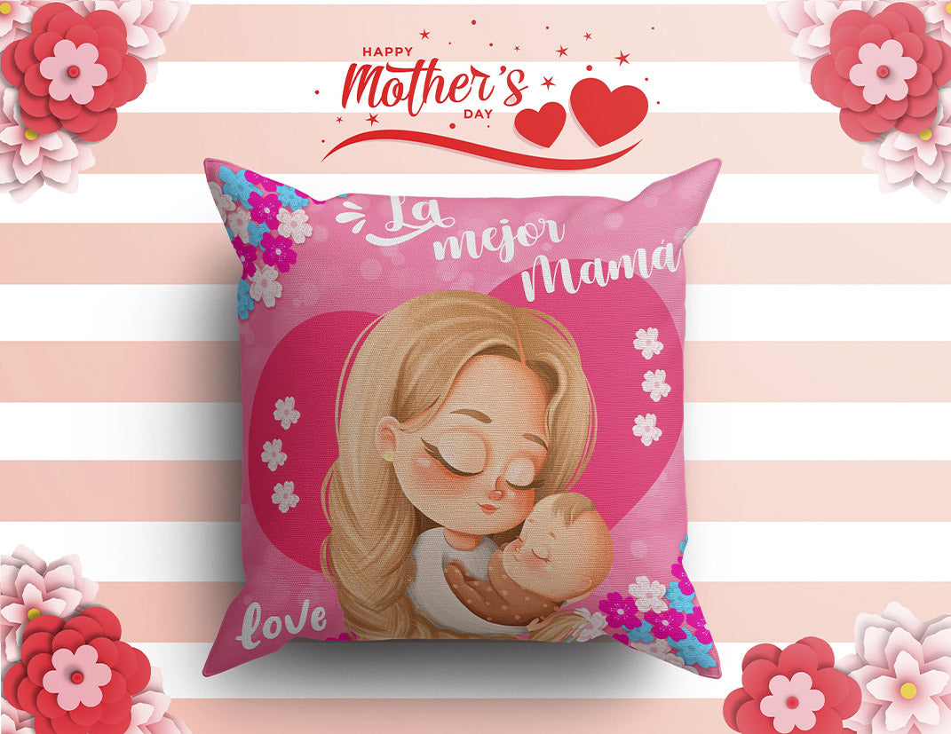 6 Almohadas y Tazas Feliz Día Mamá