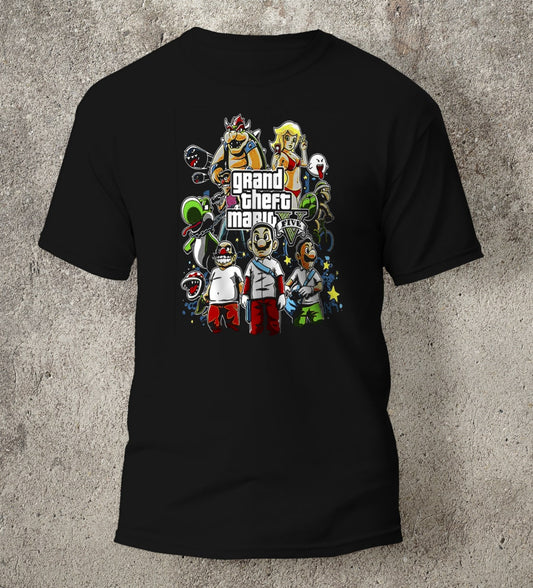 1 Camisa Mario GTA